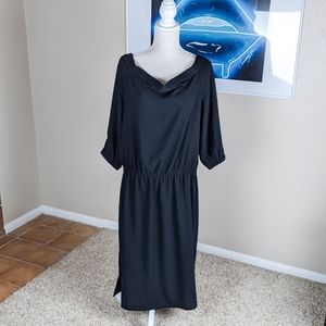 ANN TAYLOR Long Black Dress